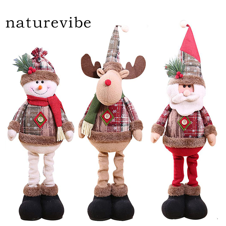 naturevibe naturevibe New Year 2022 Merry Christmas Decorations For Home Pendants Gift Xmas Noel Happy Christmas Tree Ornaments Hanging Doll