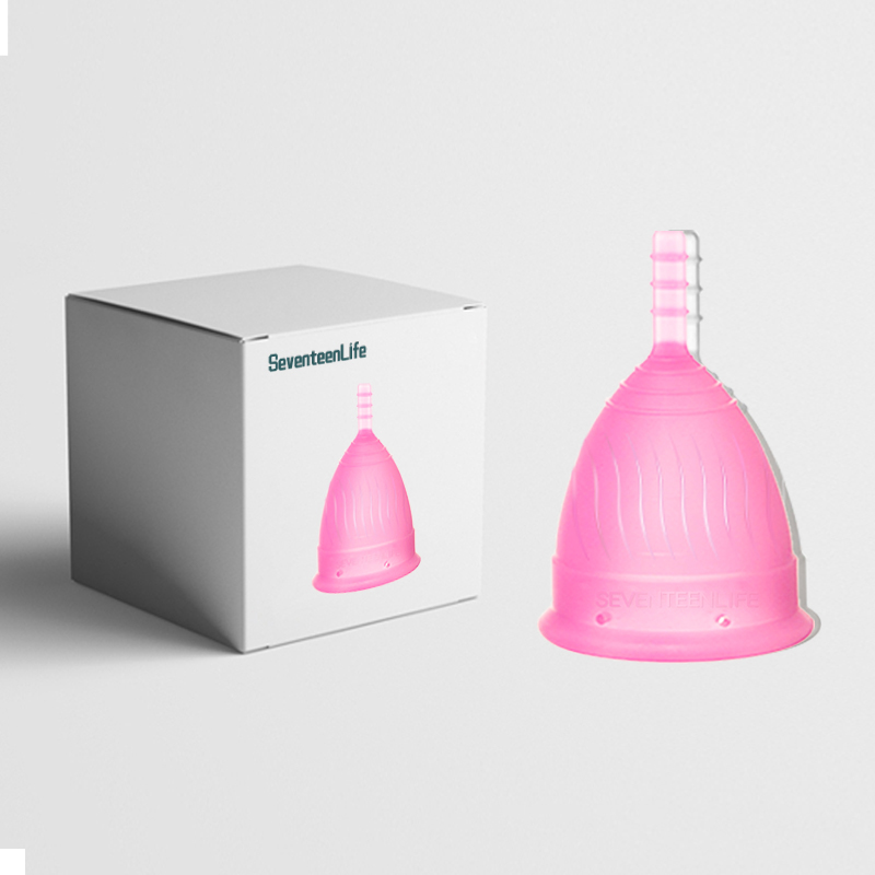 SEVENTEENLIFE Medical Grade Silicone Menstrual Cup women Lady menstrual period cup Coppetta Mestruale Coupe feminine hygiene menstrual cup