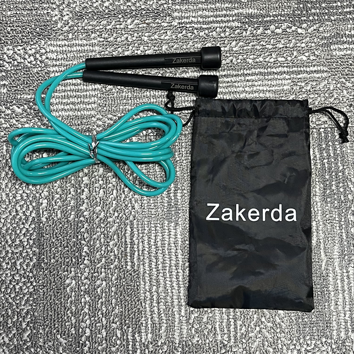 Zakerda  PVC Jump Rope for Cardio Fitness - Versatile Jump Rope for Both Kids and Adults - Great Jump Rope for Exercise