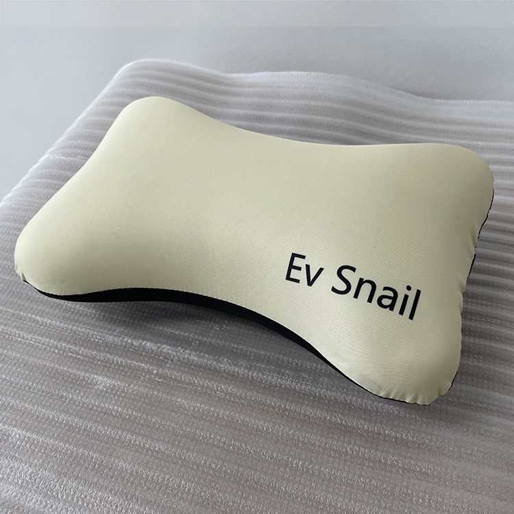 Ev Snail 2 Pcs Plain Color Memory Foam Car Headrest Vehicle Seat Neck Rest Support Pillow Relief Pad 