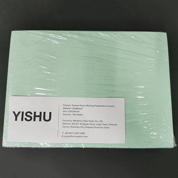 YISHU 100 Pack Grain Texture Paper Binding Presentation Covers for Business Documents, School Projects, 13 Mil, 90lb, Un-Punched