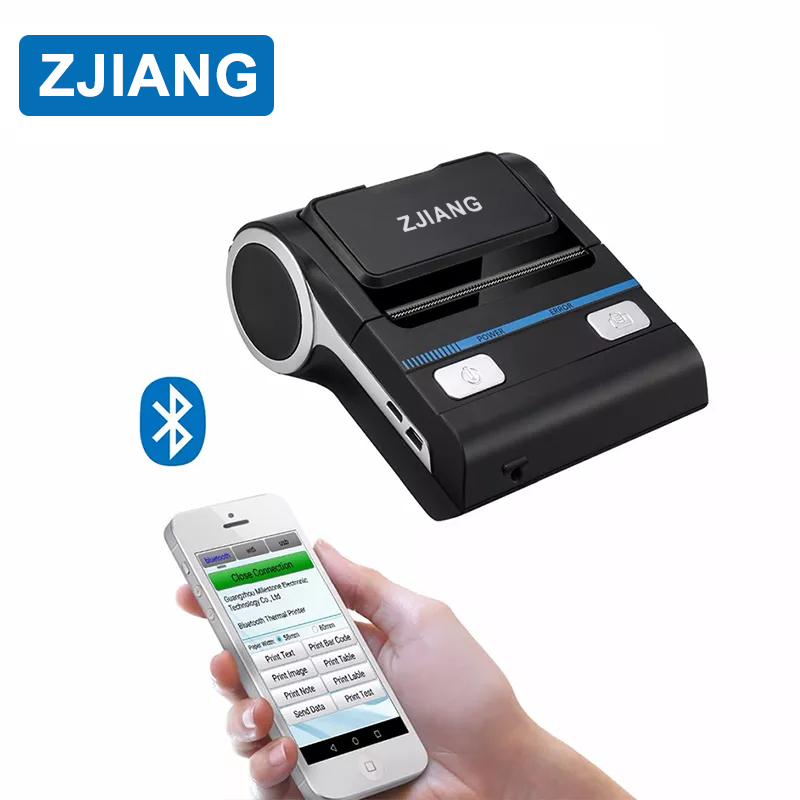 ZJIANG 80mm Thermal Printer Bluetooth Android print Receipt Bill Machine Thermal Computer Impresora label Printer Receipt