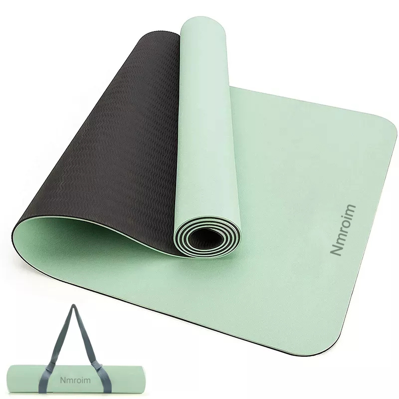 Nmroim Sports Gym Yoga Mat Non slip 6mm UV printing environment-friendly double-layer yoga mat