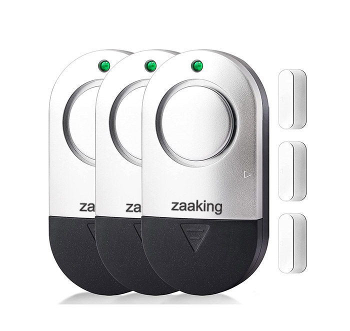 zaaking Burglar alarms, Door Window Alarm,  120 DB Alarms for Kids Safety,Burglar Alert, Pool Alarms for Home Security