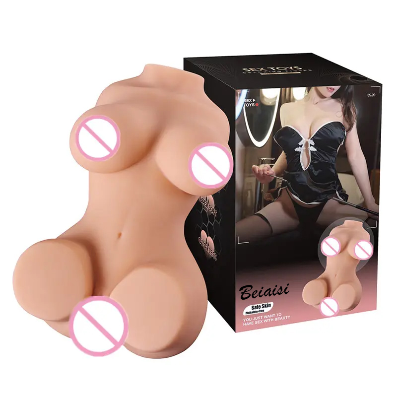 Beiaisi Sex Doll for Men, Female Torso Sex Doll Love Doll with Realistic Boobs Vagina Anus, Man Masturbation Orgasm Sex Toy