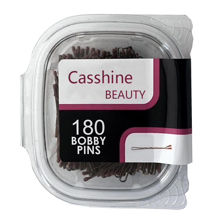Casshine 180 Bobby Pins in a Recloseable Container