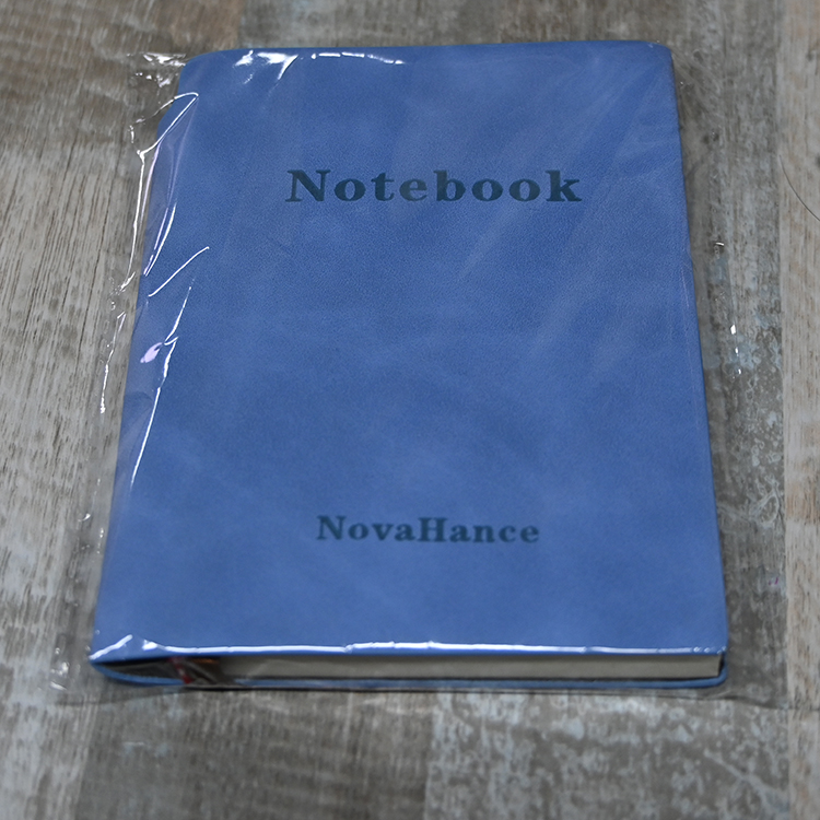 NovaHance Lined Journal Notebook, 160 Pages Journal for Writing, Medium 5.7 inches x 8 inches Journal for Women Men - 100 Gsm Thick A5 Paper (BLUE)