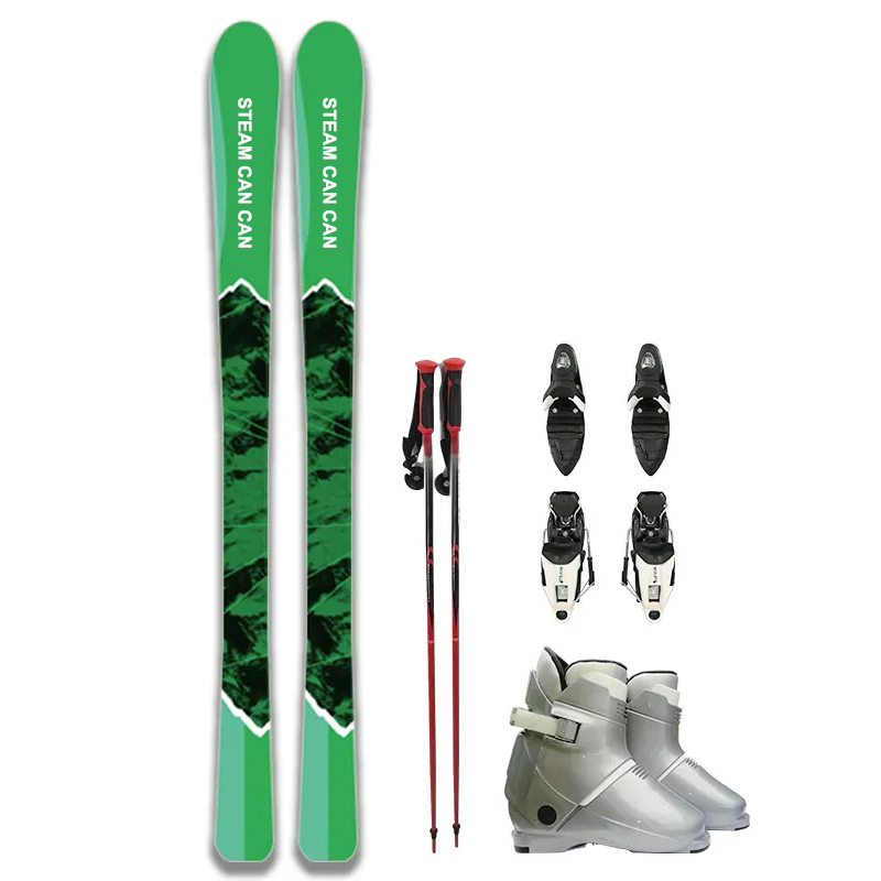 STEAM CAN CAN Ski carbon pole boot binding and high-quality peak skis for skiing