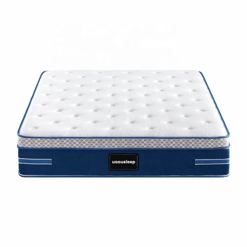uoousleep High quality memory foam spring mattress Natural sponge latex mattress Warm carbon fiber fabric comfortable