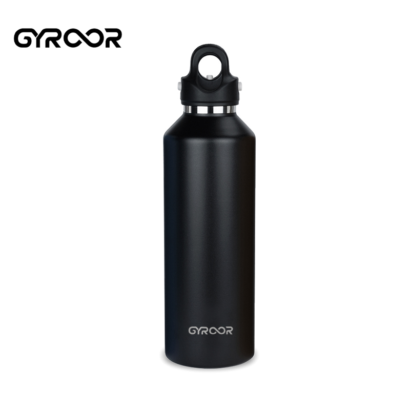 GYROOR Sports water bottle double wall stainless steel vacuum travel
