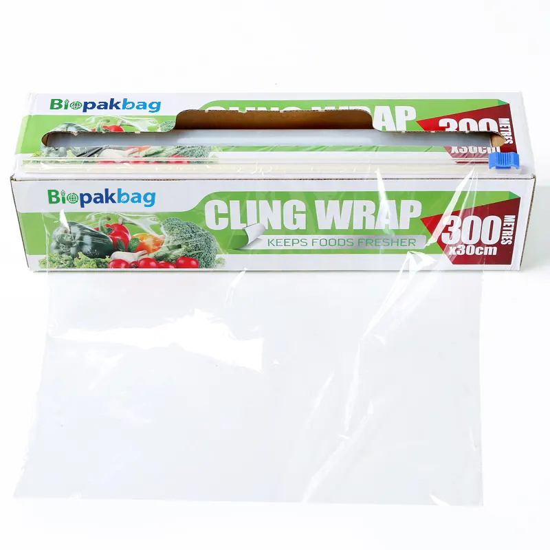 Biopakbag Food Storage Good Fresh Wrap Stretch Household Plastic PE Cling Film