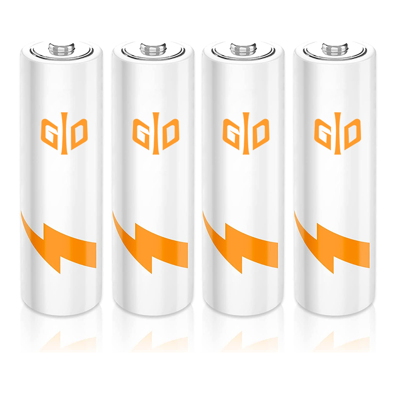 GID AA batteries, 4/8 1.5V ultra alkaline LR6 batteries for holiday Christmas lights, 380 minute disposable dual A batteries for clocks and toys