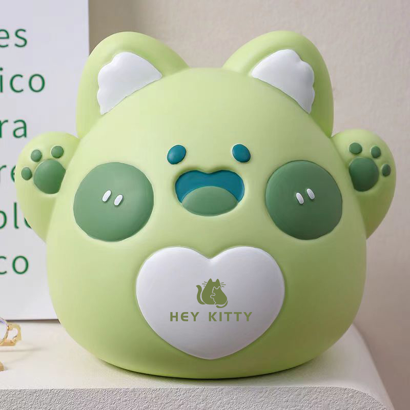 HEY KITTY New type of coin bank available for men and women to save large capacity change bank