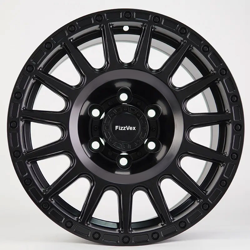 FizzVex black flow forming wheel 6X139.7 ET0 17 inch alloy off-road vehicle wheelHubs for vehicle wheels